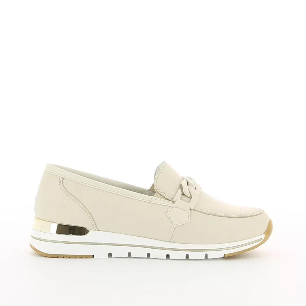 Image (2) de la chaussures Remonte - Mocassins Beige en Cuir