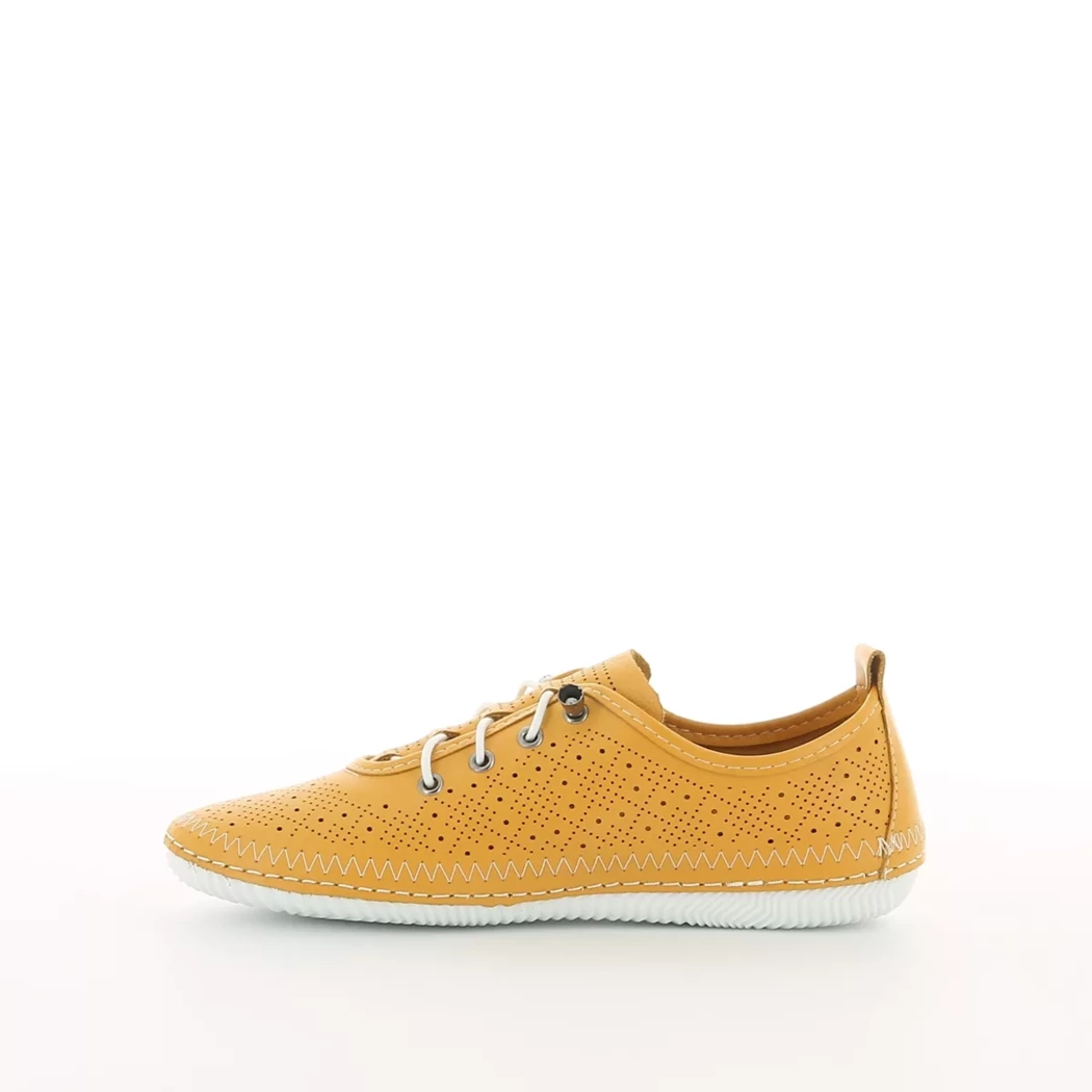 Image (4) de la chaussures Cosmos Comfort - Baskets Jaune en Cuir