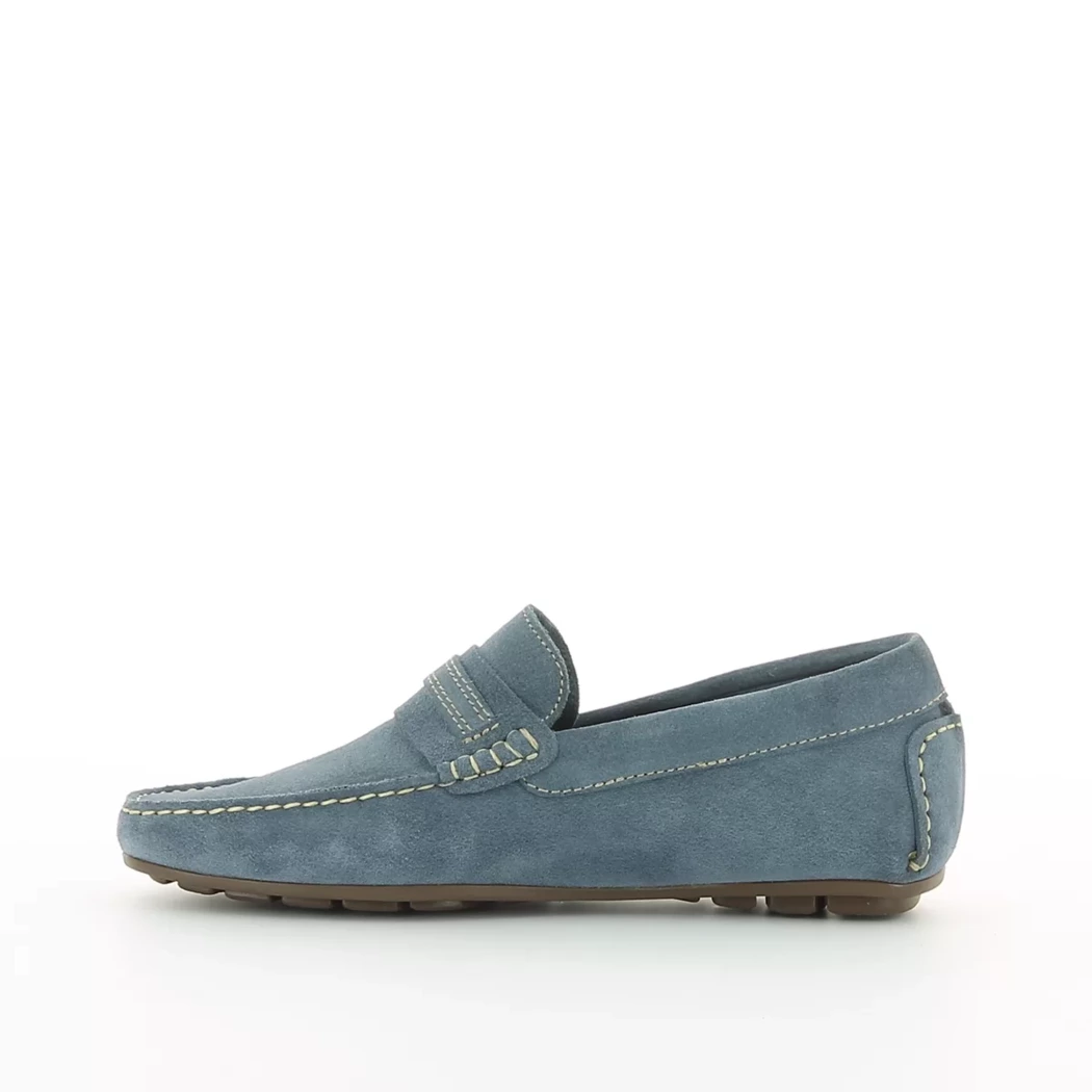 Image (4) de la chaussures Riverwoods - Mocassins Bleu en Cuir nubuck