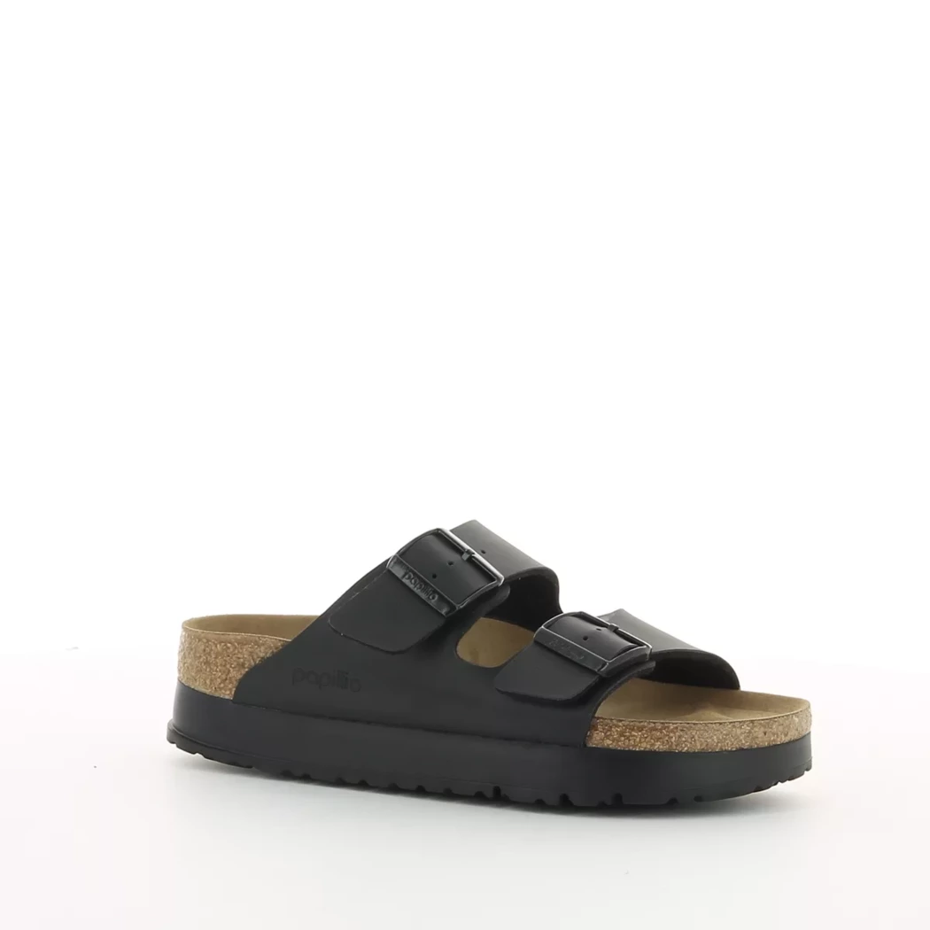 Image (1) de la chaussures Birkenstock - Mules et Sabots Noir en Cuir synthétique