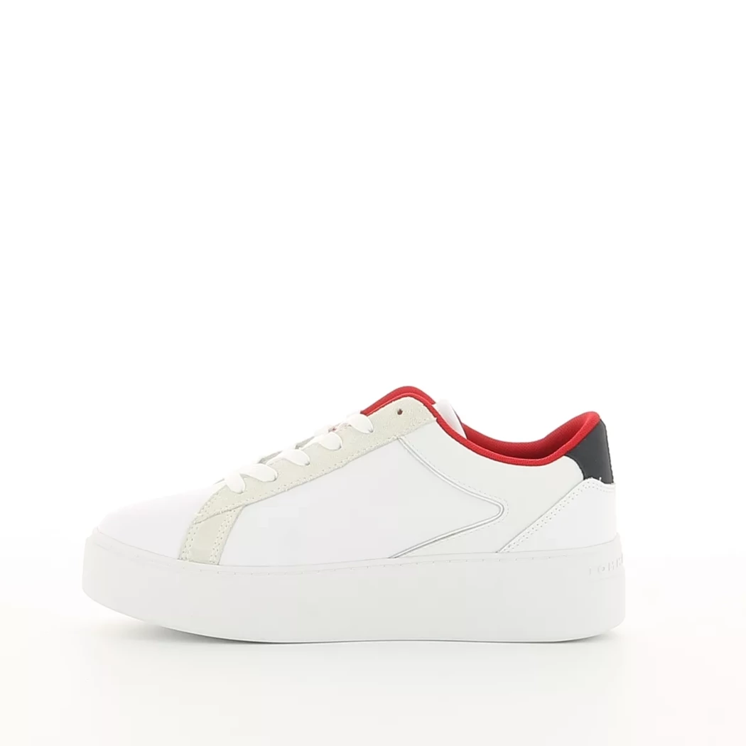 Image (4) de la chaussures Tommy Hilfiger - Baskets Blanc en Cuir