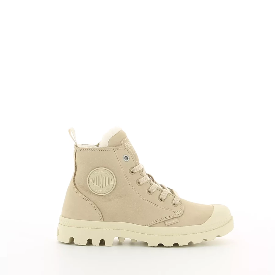 Image (2) de la chaussures Palladium - Bottines Beige en Cuir nubuck