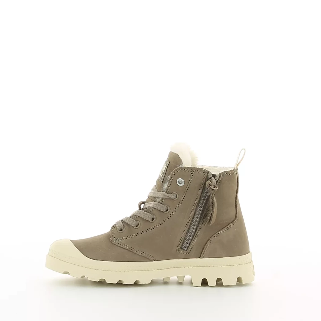 Image (4) de la chaussures Palladium - Bottines Taupe en Cuir nubuck