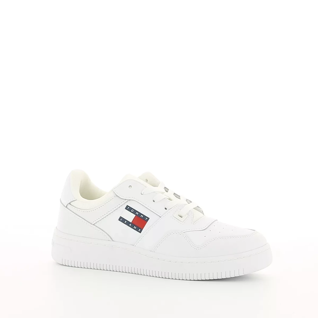 Image (1) de la chaussures Tommy jeans - Baskets Blanc en Cuir