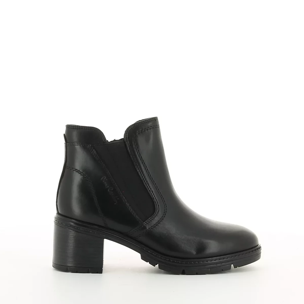 Image (2) de la chaussures Pierre Cardin - Boots Noir en Cuir