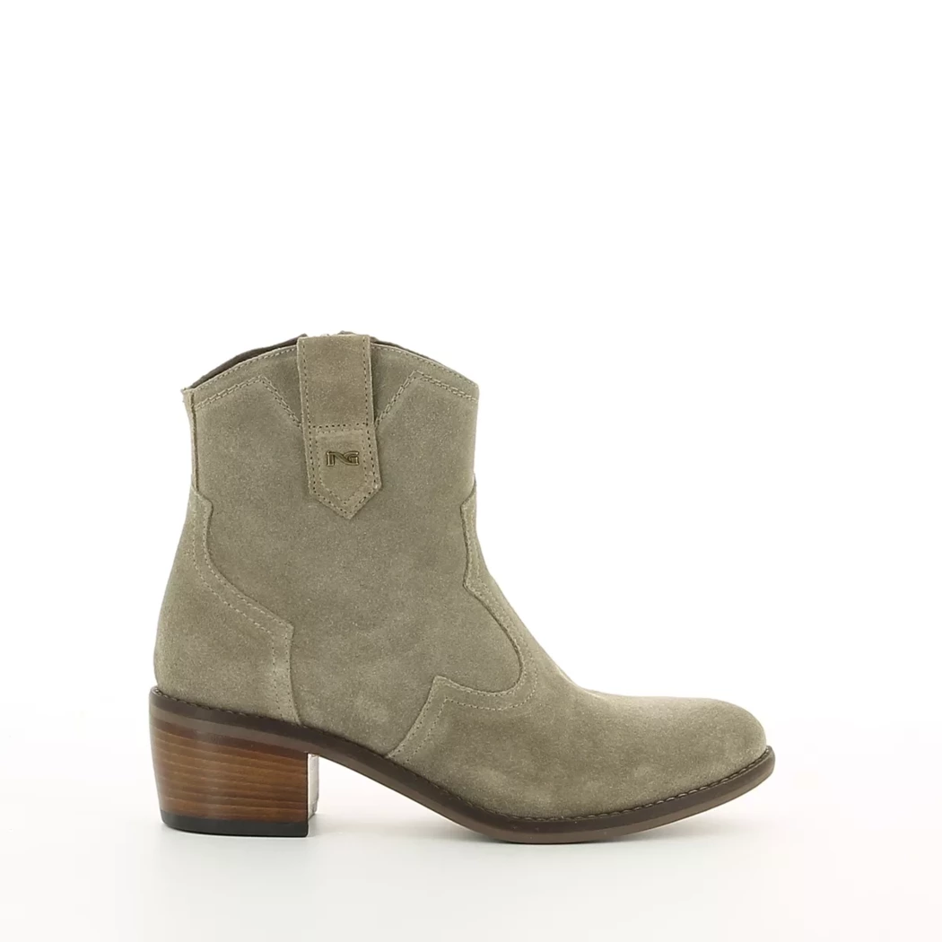 Image (2) de la chaussures Nero Giardini - Boots Taupe en Cuir nubuck