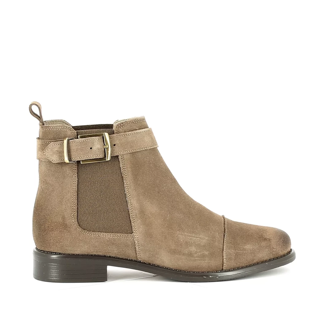 Image (2) de la chaussures WE DO - Boots Taupe en Cuir nubuck