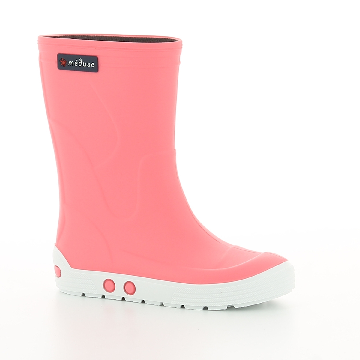 Meduse Bottes en caoutchouc Rose Delcambe Chaussures F0091E