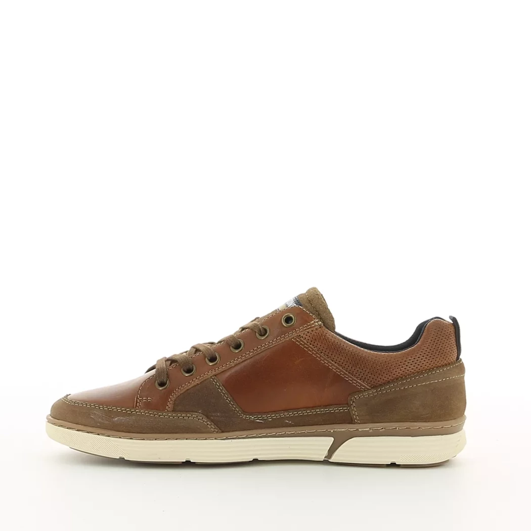 Image (4) de la chaussures Trek Stone - Baskets Cuir naturel / Cognac en Cuir