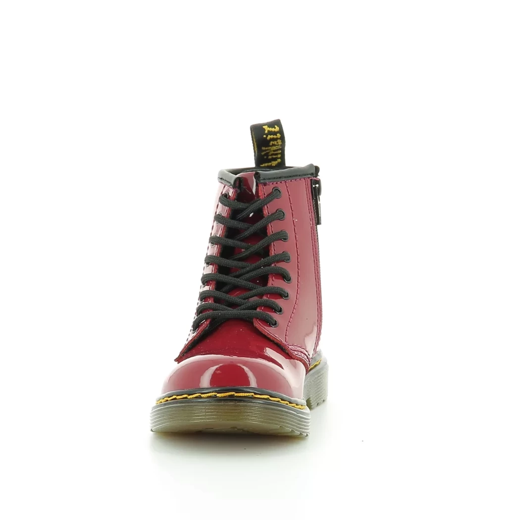 Image (5) de la chaussures Dr. Martens - Bottines Rose en Cuir vernis