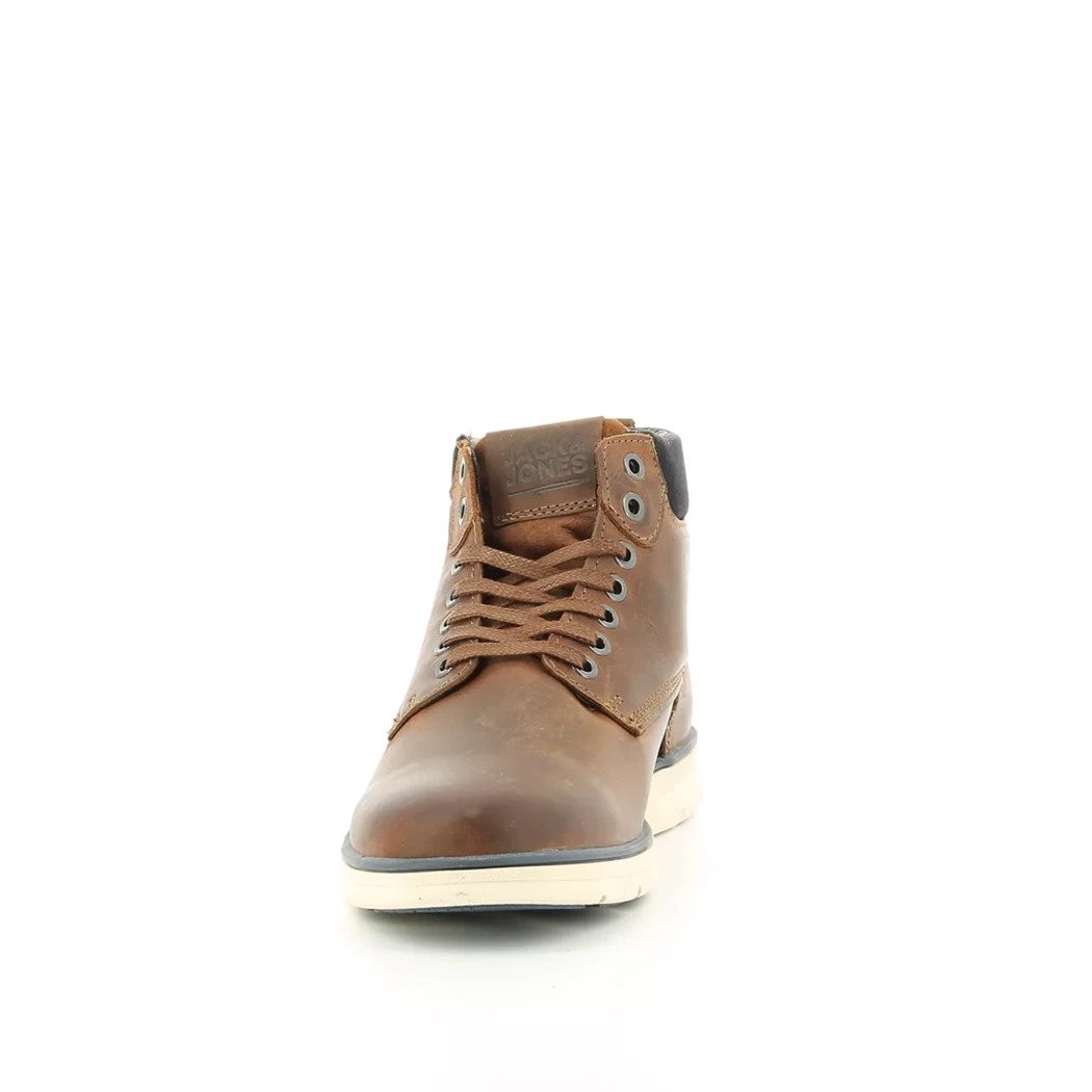 Image (5) de la chaussures Jack & Jones - Bottines Marron en Cuir