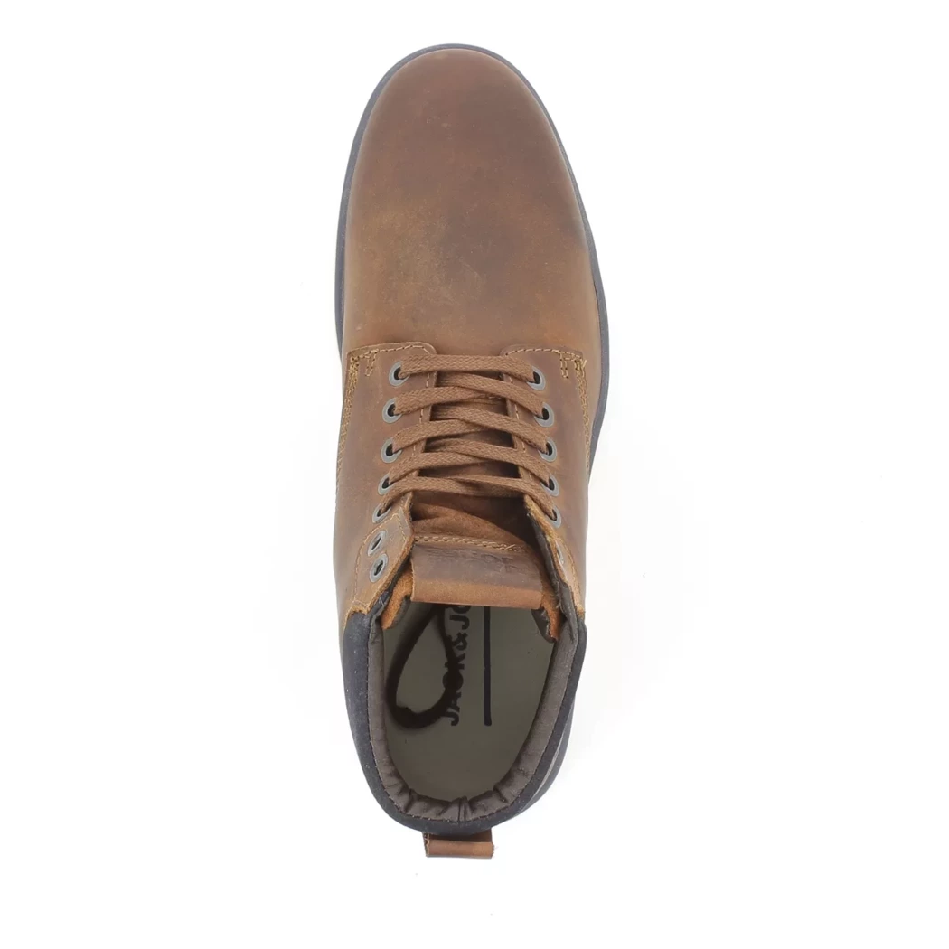 Image (6) de la chaussures Jack & Jones - Bottines Marron en Cuir