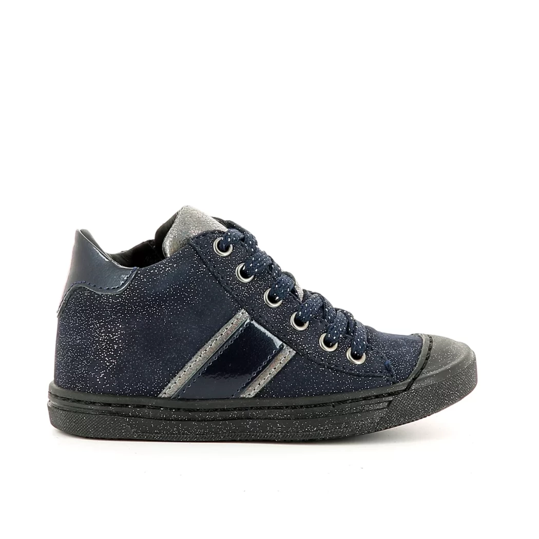 Image (2) de la chaussures Bellamy - Bottines Bleu en Cuir nubuck