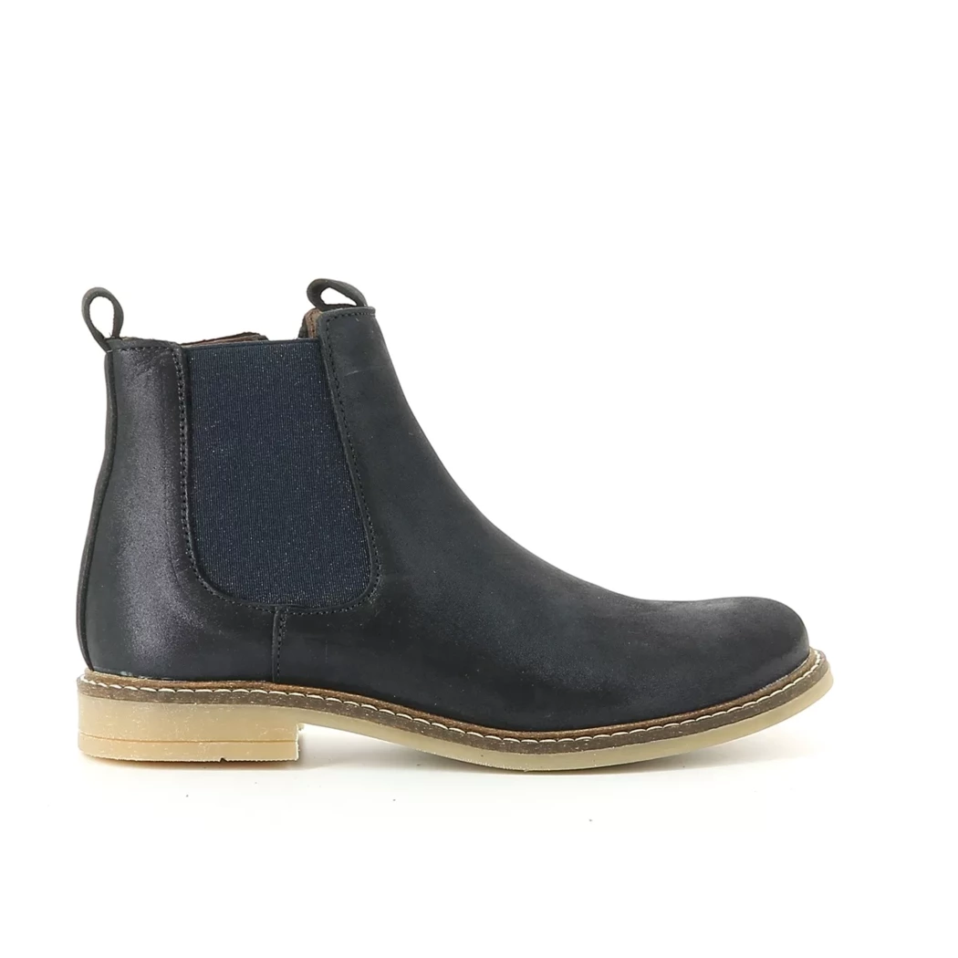 Image (2) de la chaussures Bellamy - Boots Bleu en Cuir nubuck