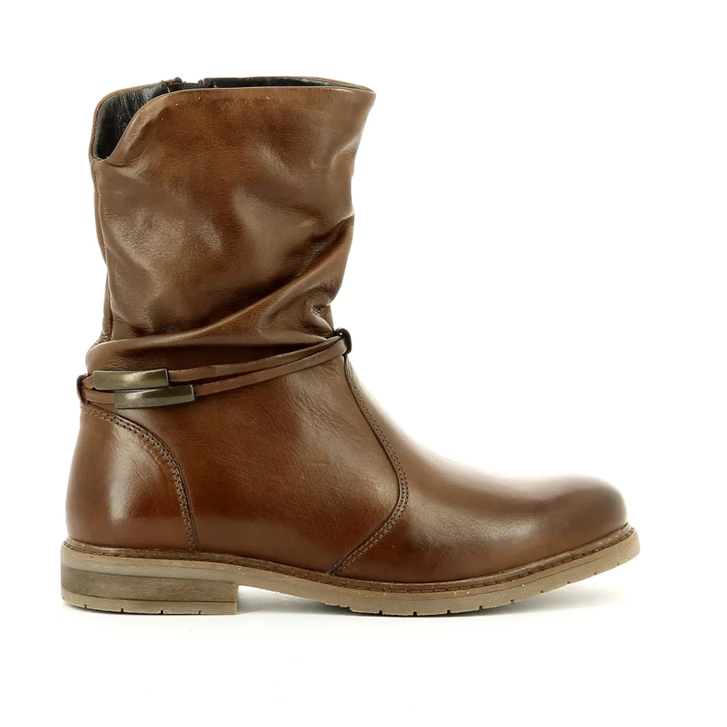 Image (2) de la chaussures Cypres - Boots Cuir naturel / Cognac en Cuir