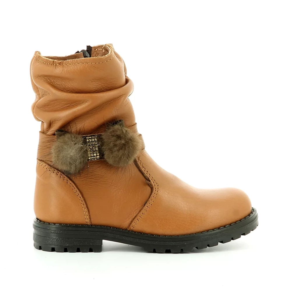 Image (2) de la chaussures Pretty Shoes - Bottes Cuir naturel / Cognac en Cuir