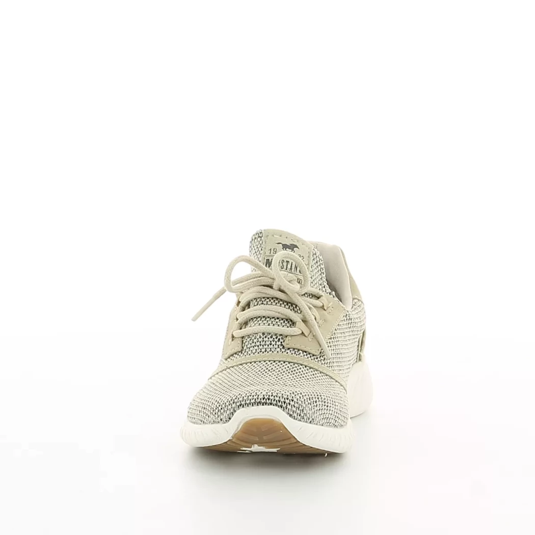 Image (5) de la chaussures Mustang - Baskets Beige en Textile