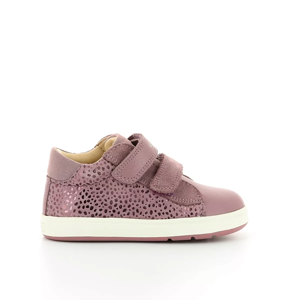 Image (2) de la chaussures Geox - Bottines Rose en Cuir