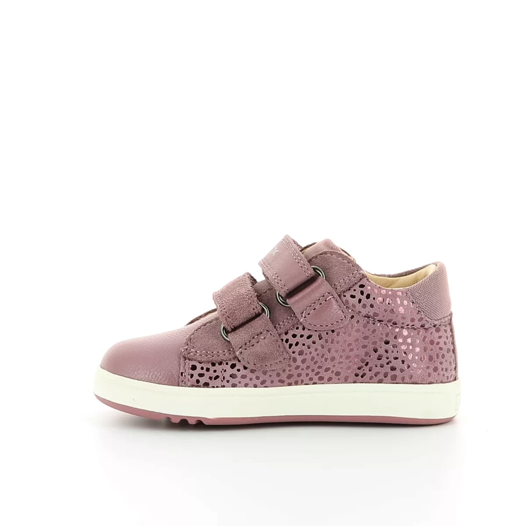 Image (4) de la chaussures Geox - Bottines Rose en Cuir