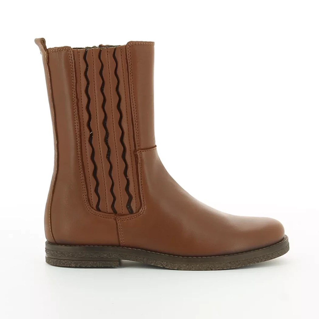 Image (2) de la chaussures Little David - Boots Cuir naturel / Cognac en Cuir