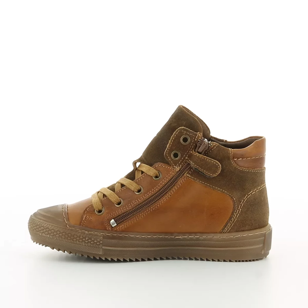 Image (4) de la chaussures Norvik - Bottines Cuir naturel / Cognac en Cuir