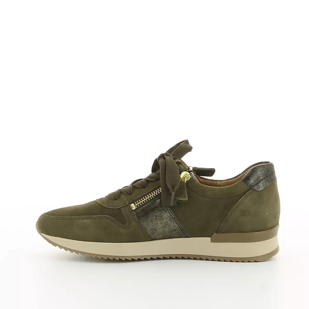 Image (4) de la chaussures Gabor - Baskets Vert en Cuir nubuck