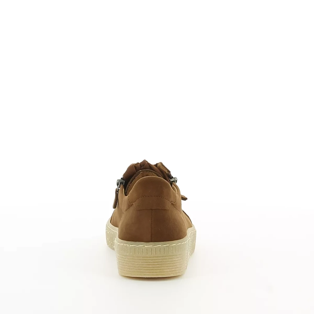 Image (3) de la chaussures Gabor - Baskets Cuir naturel / Cognac en Cuir nubuck