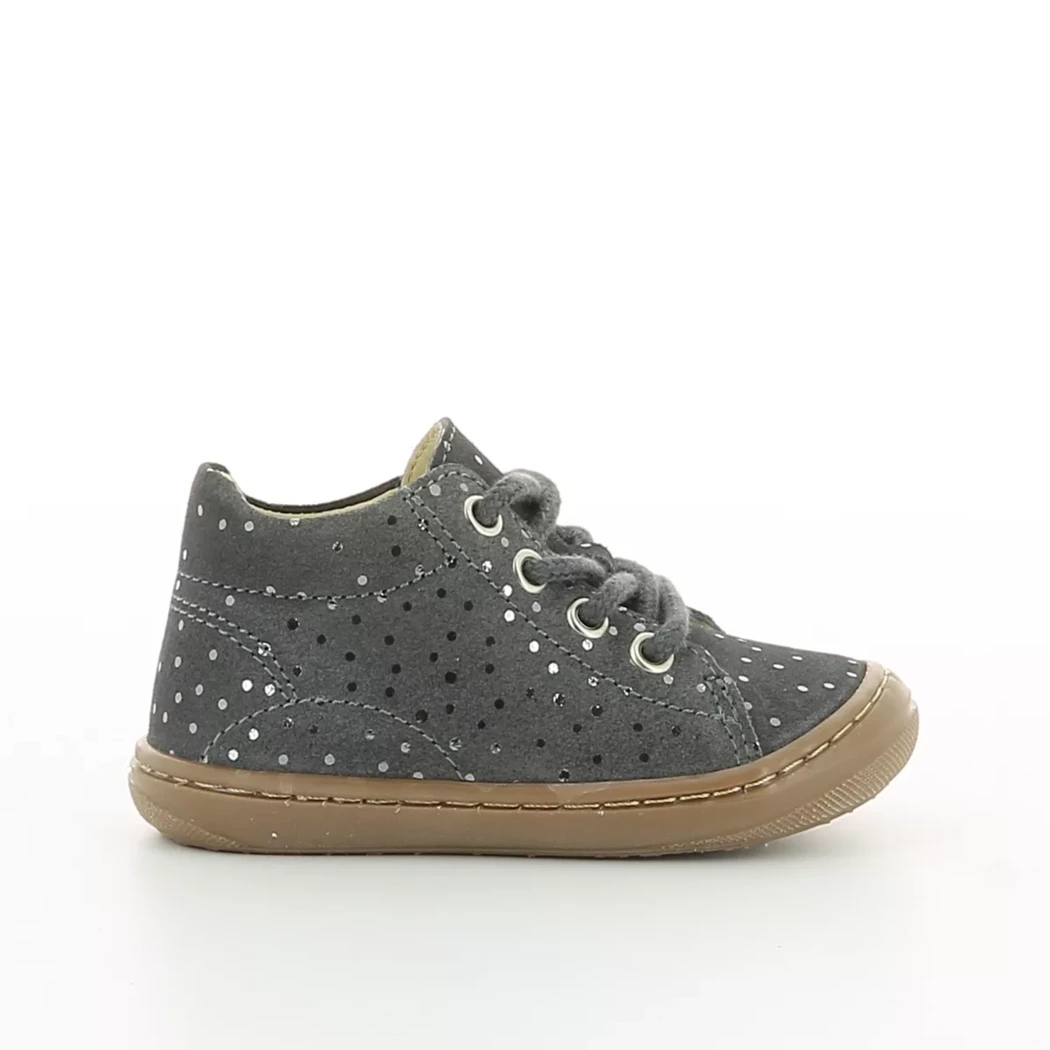 Image (2) de la chaussures Bellamy - Bottines Gris en Cuir nubuck