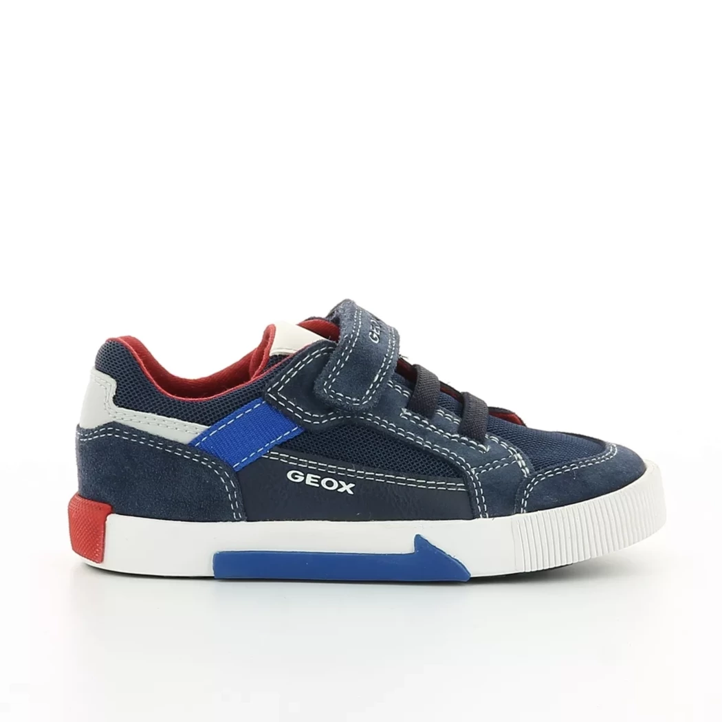 Image (2) de la chaussures Geox - Baskets Bleu en Cuir nubuck