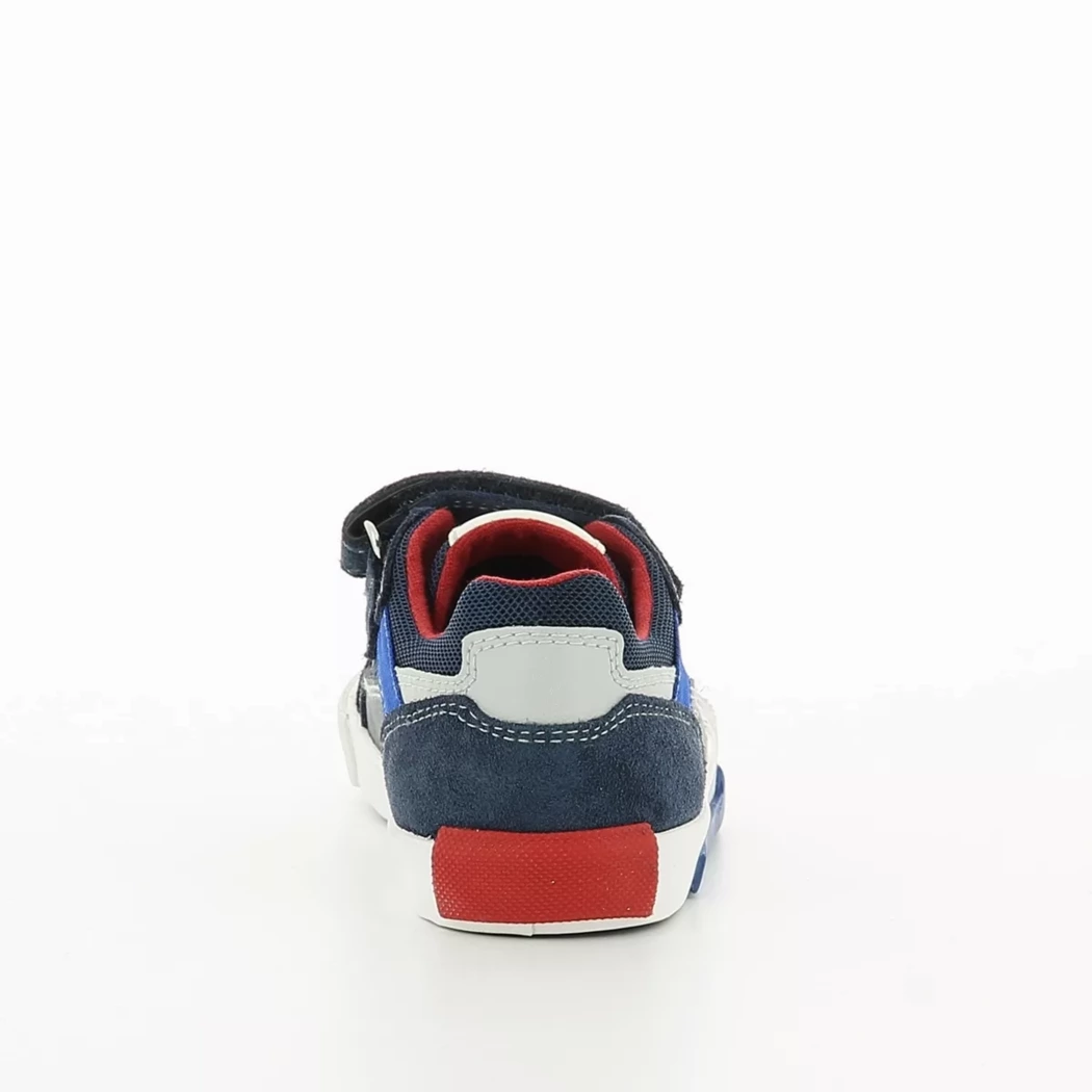 Image (3) de la chaussures Geox - Baskets Bleu en Cuir nubuck