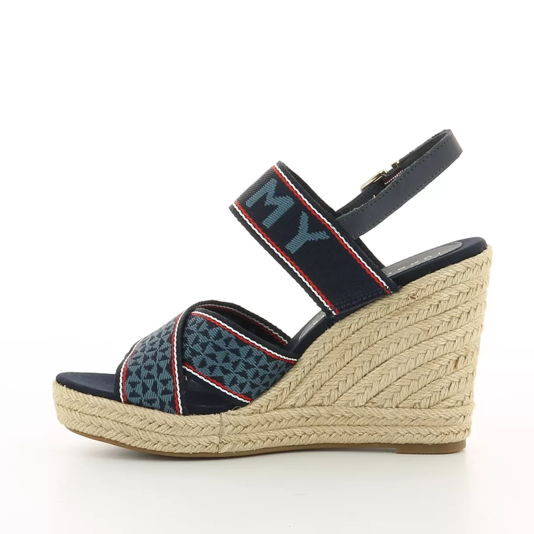 Image (4) de la chaussures Tommy Hilfiger - Sandales et Nu-Pieds Bleu en Textile