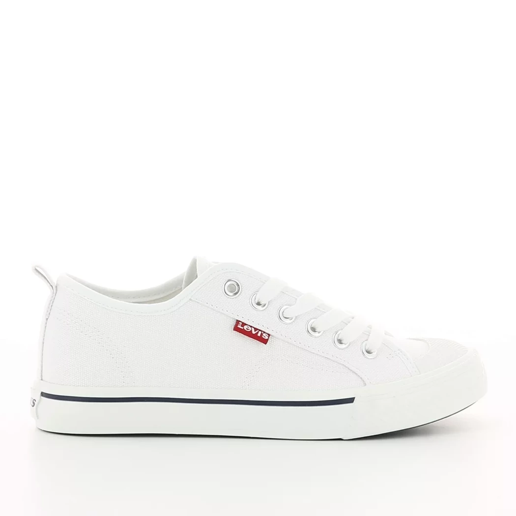 Image (2) de la chaussures Levi's - Baskets Blanc en Textile