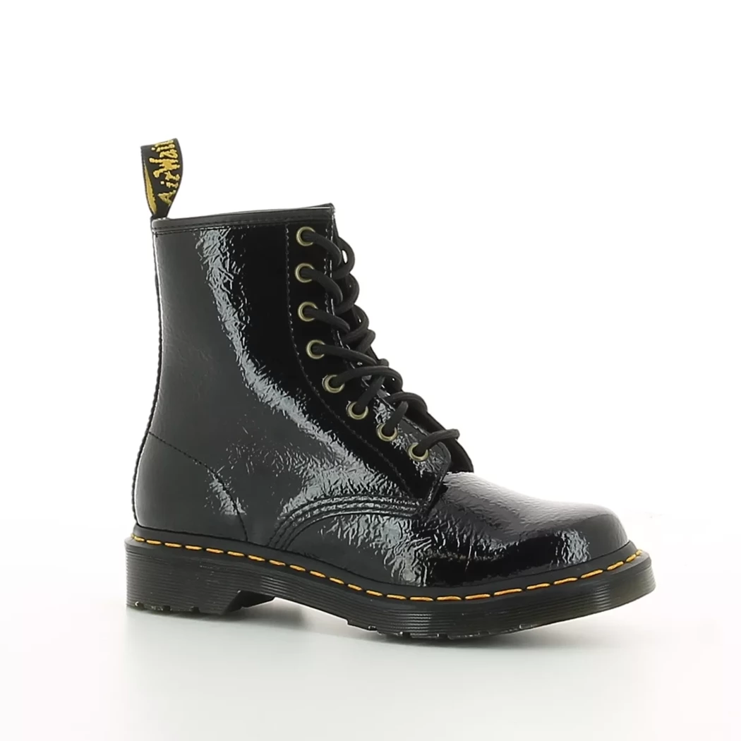 Image (1) de la chaussures Dr. Martens - Bottines Noir en Cuir vernis