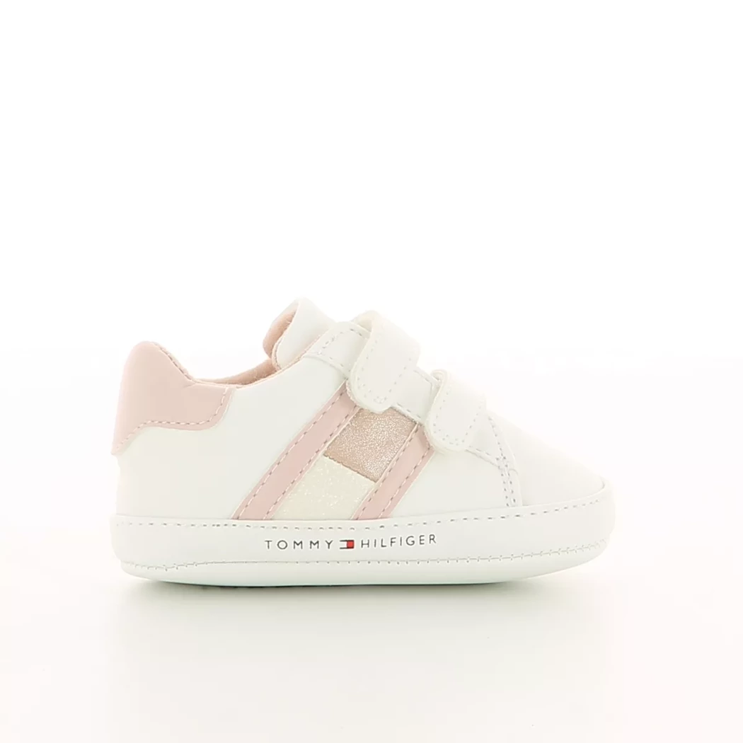 Image (2) de la chaussures Tommy Hilfiger - Chaussons bébé Blanc en Cuir synthétique