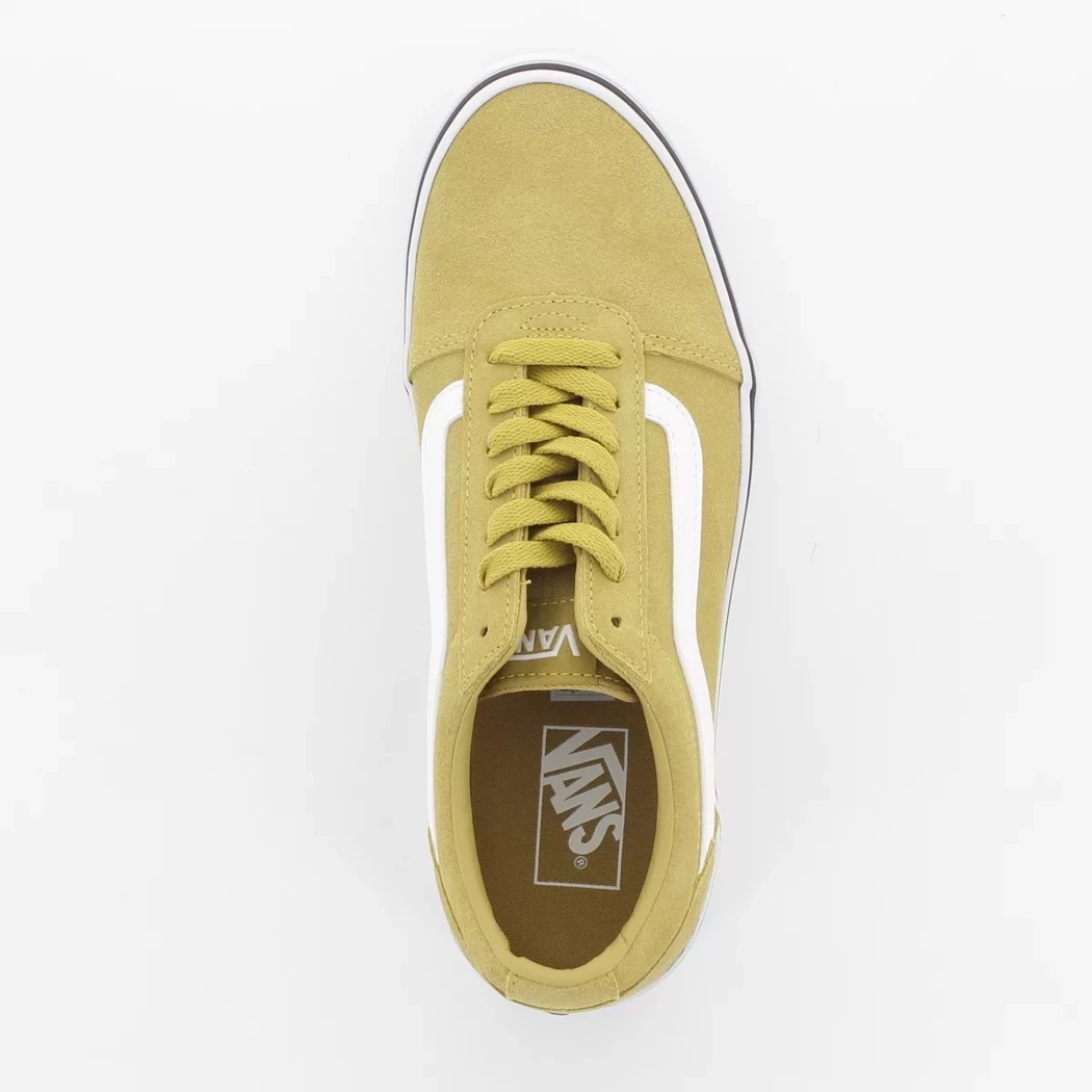 Image (6) de la chaussures Vans - Baskets Jaune en Cuir nubuck