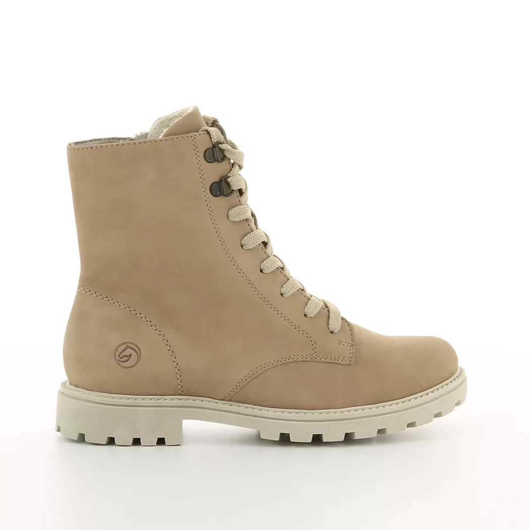 Image (2) de la chaussures Remonte - Bottines Taupe en Cuir nubuck