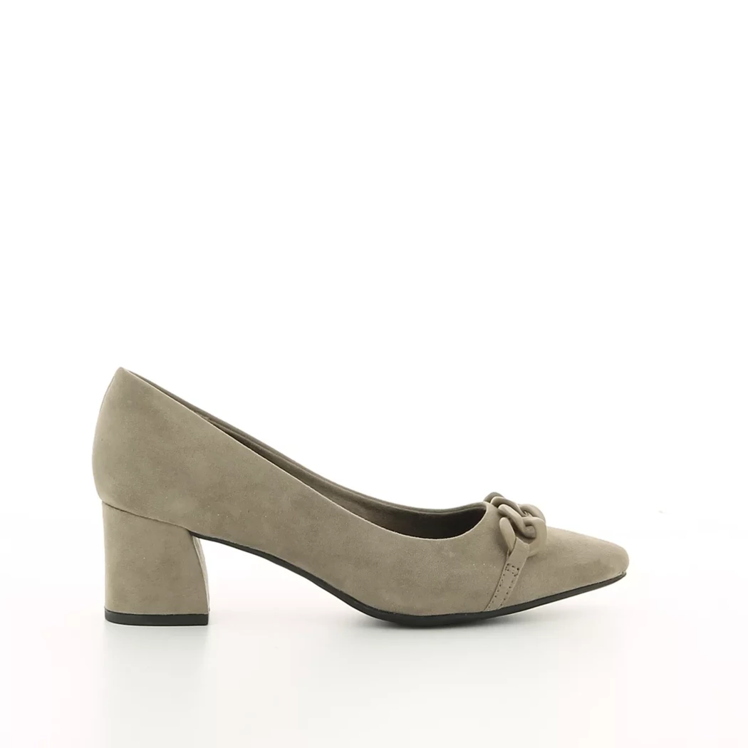 Image (2) de la chaussures Marco Tozzi - Escarpins Taupe en Cuir synthétique