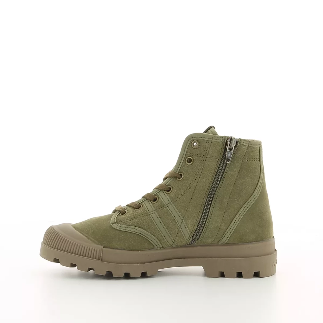 Image (4) de la chaussures Pataugas - Bottines Vert en Cuir nubuck