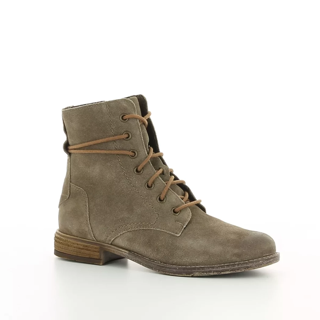 Image (1) de la chaussures Josef Seibel - Bottines Taupe en Cuir nubuck