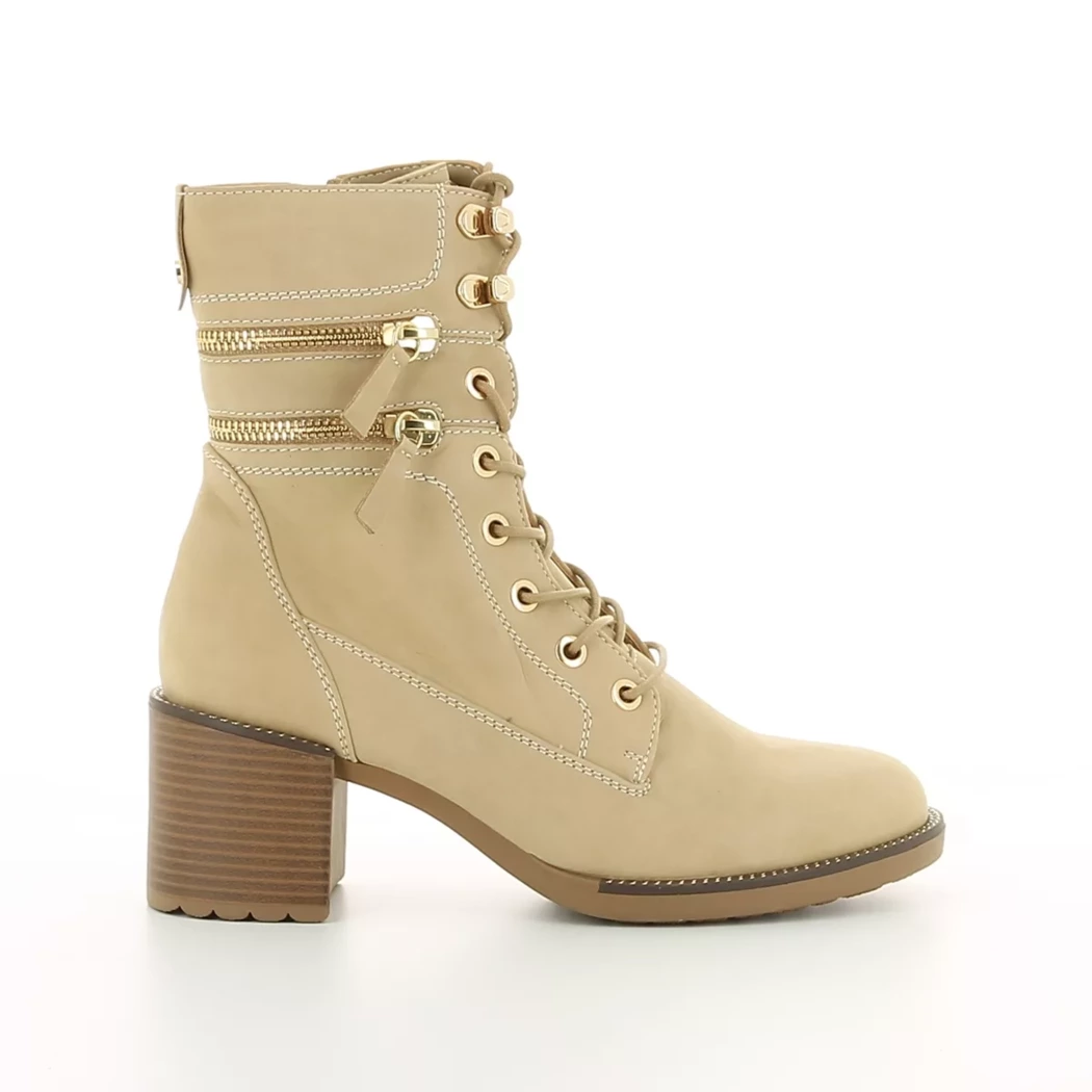 Image (2) de la chaussures Regarde le ciel - Bottines Beige en Cuir nubuck