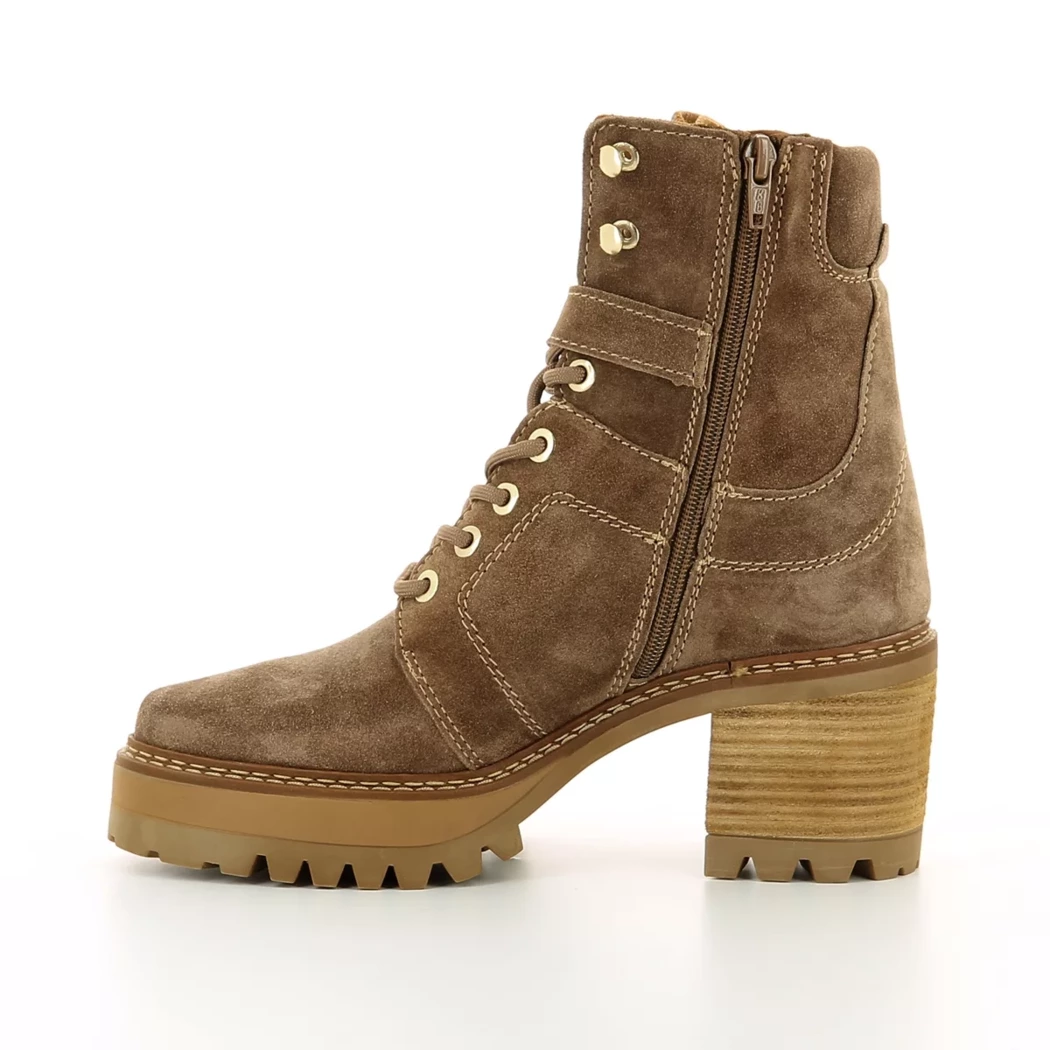 Image (4) de la chaussures Alpe - Bottines Taupe en Cuir nubuck