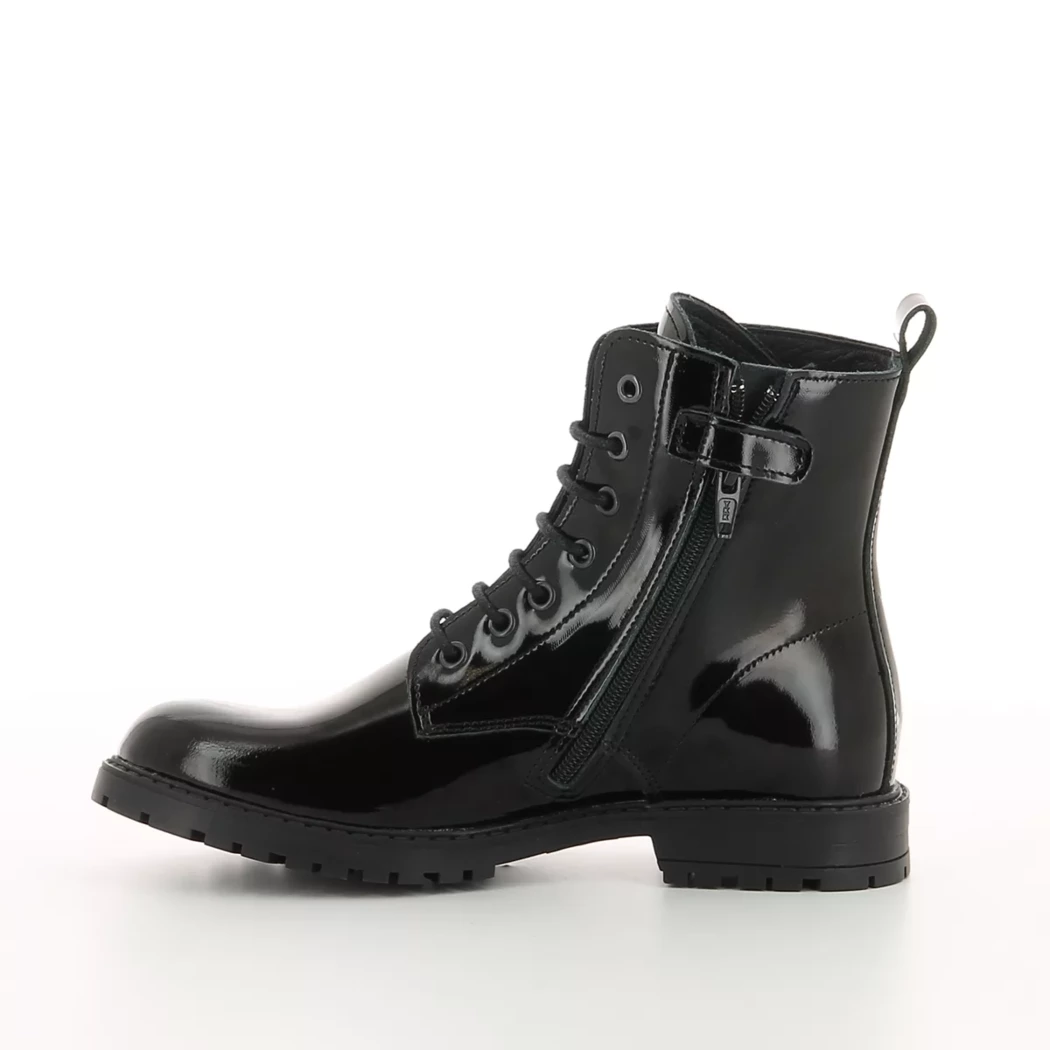 Image (4) de la chaussures Norvik - Bottines Noir en Cuir vernis