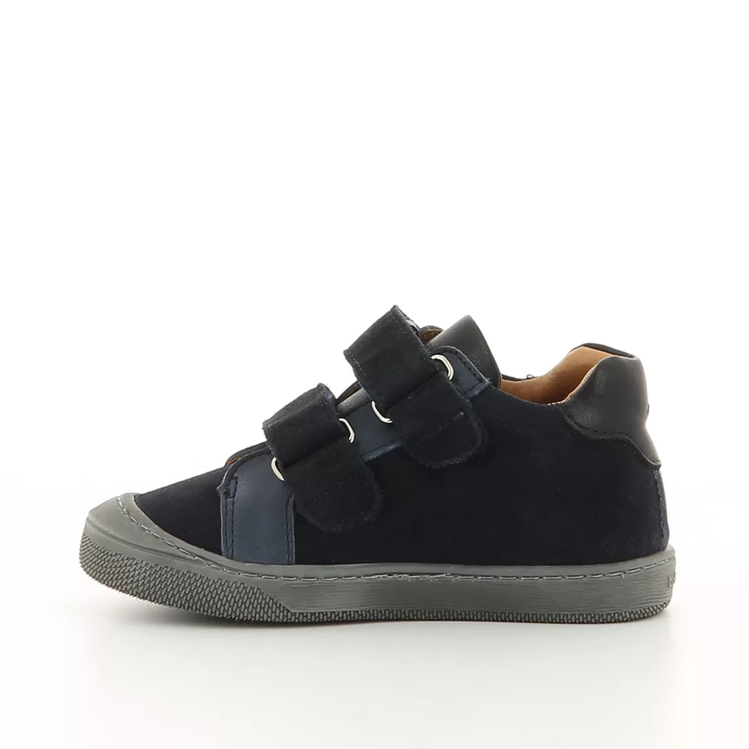 Image (4) de la chaussures Bellamy - Bottines Bleu en Cuir nubuck