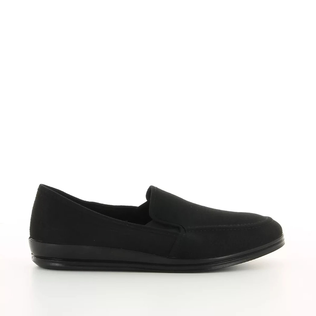 Image (2) de la chaussures Rohde - Pantoufles et Chaussons Noir en Cuir nubuck