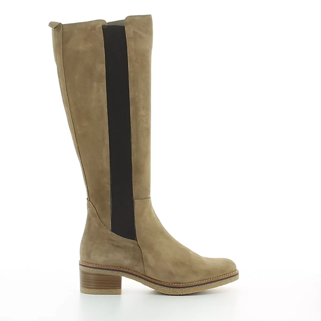 Image (2) de la chaussures Patricia Miller - Bottes Taupe en Cuir nubuck