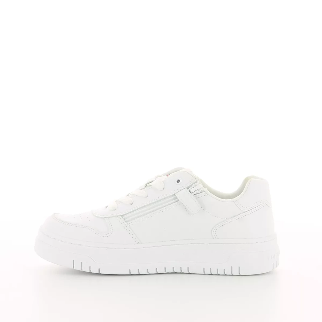 Image (4) de la chaussures Tommy Hilfiger - Baskets Blanc en Cuir synthétique