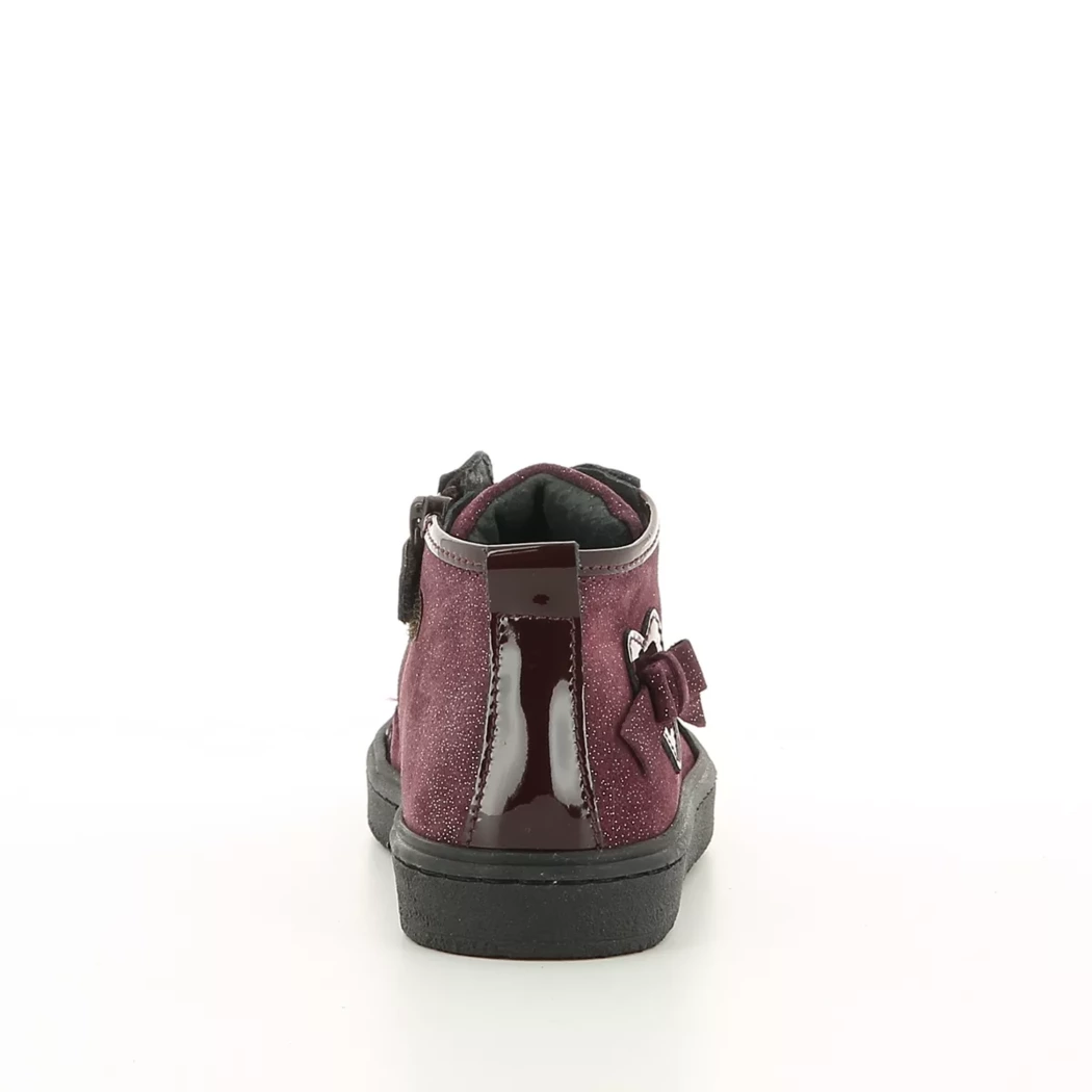 Image (3) de la chaussures Pretty Shoes - Bottines Bordeaux en Cuir vernis