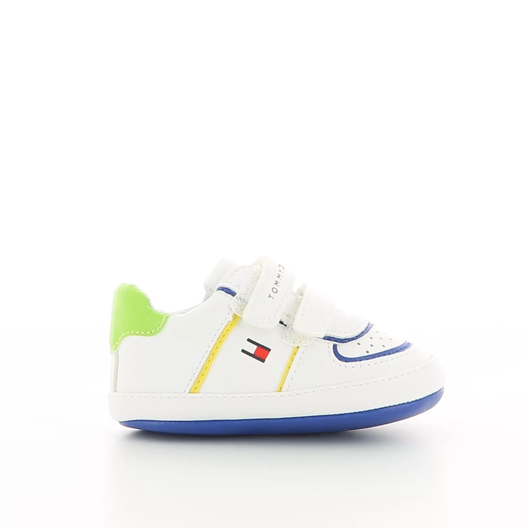 Image (2) de la chaussures Tommy Hilfiger - Chaussons bébé Blanc en Cuir synthétique