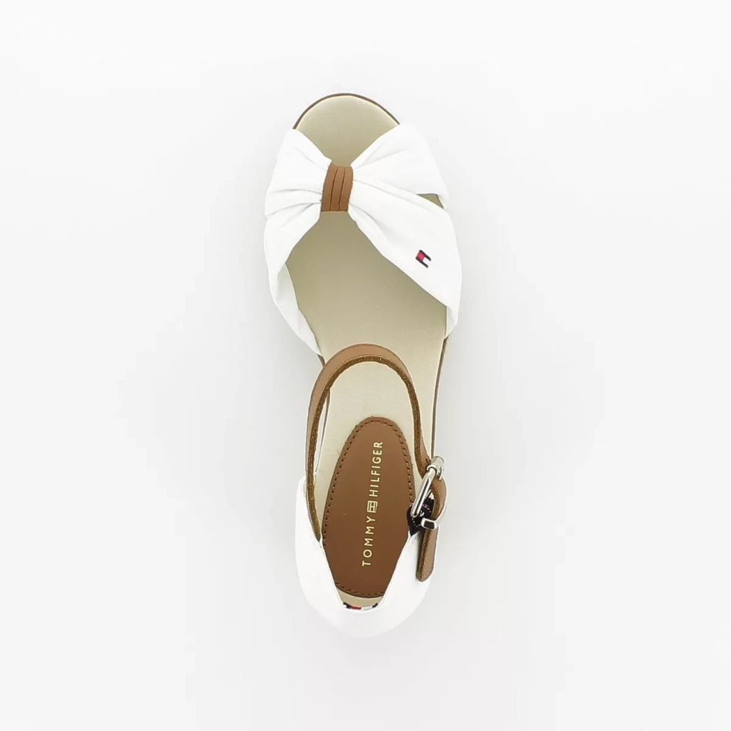 Image (6) de la chaussures Tommy Hilfiger - Sandales et Nu-Pieds Blanc en Textile