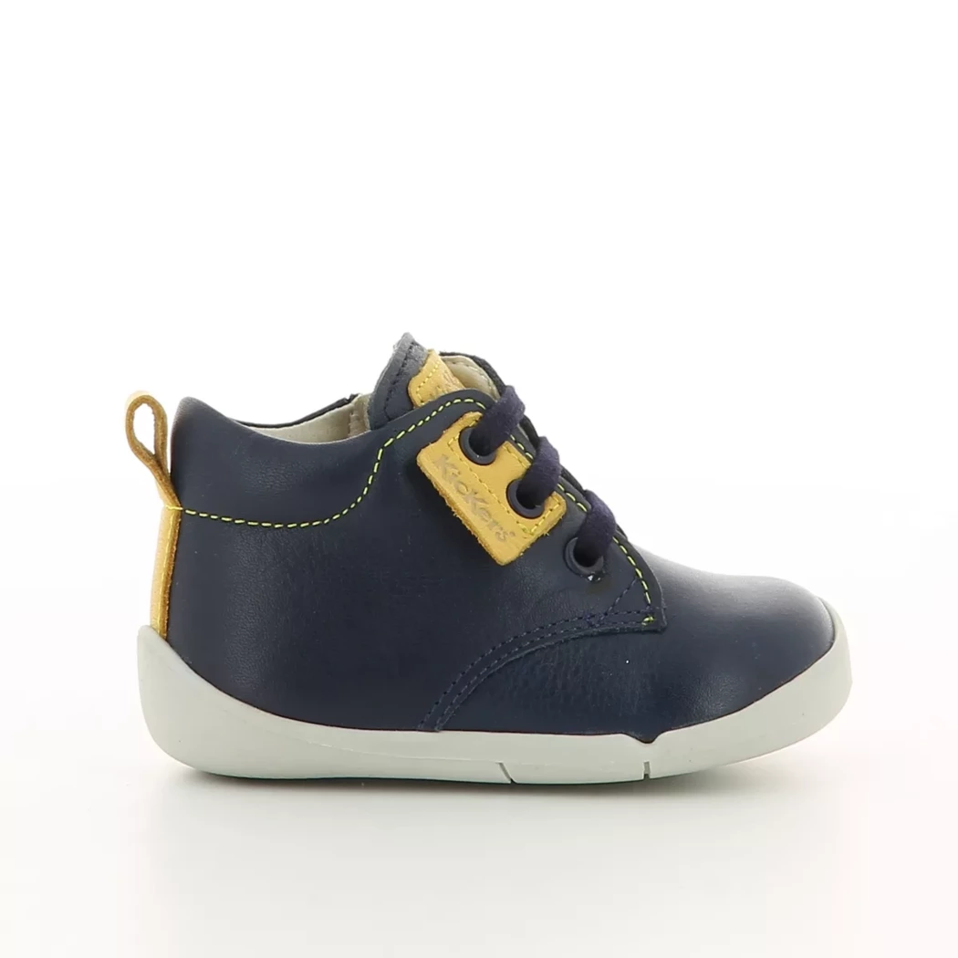 Image (2) de la chaussures Kickers - Bottines Bleu en Cuir